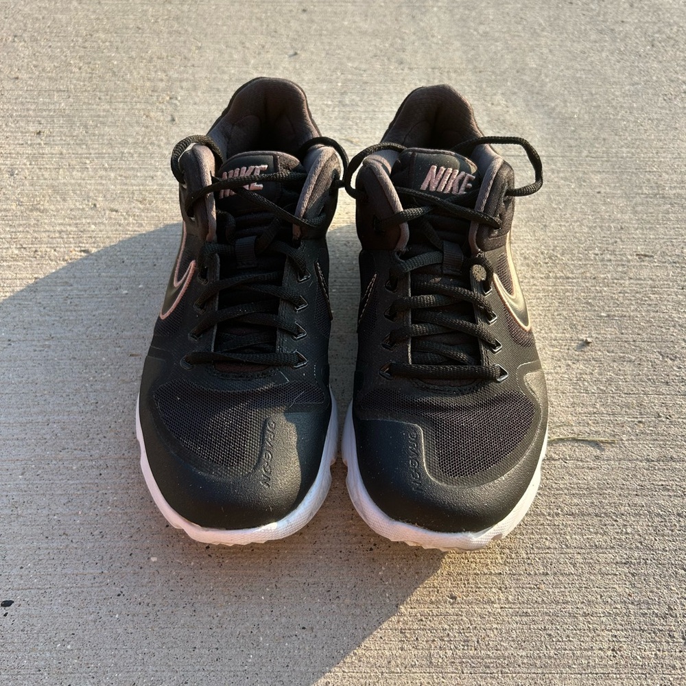 Nike Women's Black and White Turf Shoes